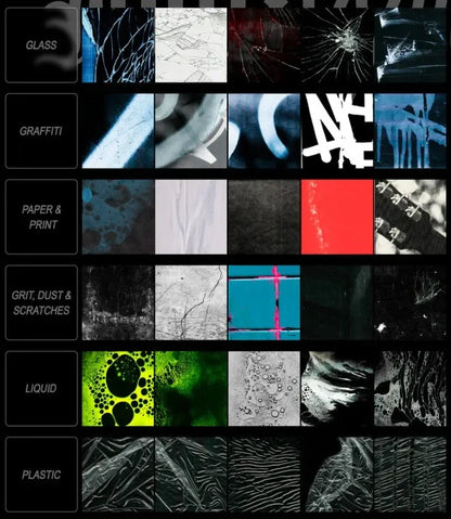 2500+ Overlays & Backgrounds Pack